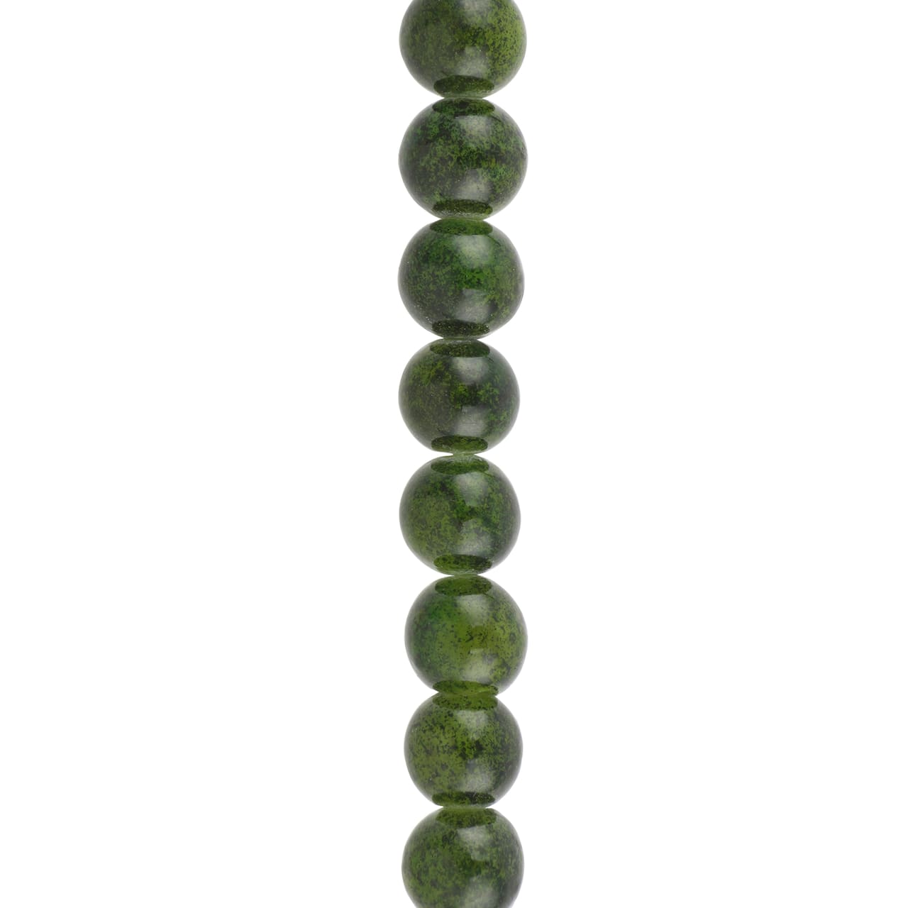 12 Pack: Green Quartz Round Beads, 8mm by Bead Landing™